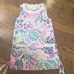 Lily Pulitzer girls Colorful Sleeveless Dress with Sea Life Pattern 6